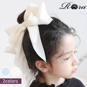 リボン 大きめ ヘアゴム キッズ 通販 ヘア ゴム 髪飾り 子供 子ども 子供用 女の子 卒園式 入学式 卒業式 結婚式 おしゃれ かわいい ピアノ発表会 パール キラキラ フォーマル ヘアアレンジ ヘアーアクセサリー ヘアアクセサリー キッズファッション