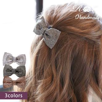 Rora キッズ ヘアゴム リボン 通販 キラキラ ジルコニア 68222302 ジルリボンヘアゴム 小さめ 女の子 大人っぽい 卒園式 入学式 結婚式 発表会 おしゃれ 可愛い オシャレ かわいい ヘアアレンジ ヘアーアクセサリー ヘアアクセサリー キッズファッション