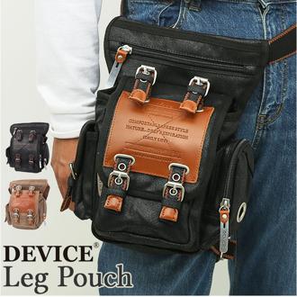 DEVICE バッグ バイク 通販 レッグポーチ レッグバッグ ウエストバッグ ウエストポーチ ショルダーバッグ レッグバック メンズ ブランド 自転車 ツーリング おしゃれ かっこいい デバイス Work ワーク AHH17058 メンズバッグ