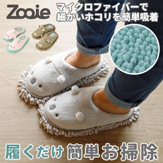 モップスリッパ 洗える 通販 お掃除スリッパ お掃除 スリッパ carari カラリ 掃除 かわいい マイクロファイバー おしゃれ 洗面所 フローリング アニマル ウサギ コアラ クマ carari シービージャパン
