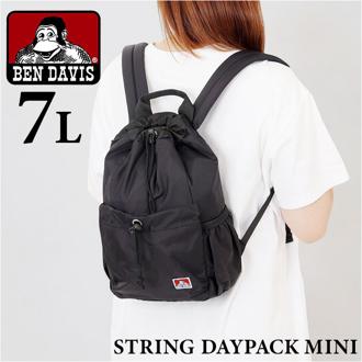 ベンデイビス BEN DAVIS リュック BDW-8385 通販 リュックサック デイパック バックパック STRING DAYPACK MINI ミニリュック レディース メンズ 小さめ ブランド 通学 通勤 軽量 大人かわいい カジュアル メンズバッグ