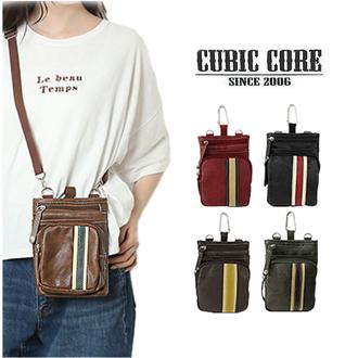 シザーバッグ CUBIC CORE 通販 1E37 シザーケース シザーバック ショルダーバッグ ショルダーバック ウエストポーチ メンズ レディース 美容師 花屋 アシスタント 斜めがけ 小さめ 3WAY ベルトループ付き カラビナ付き 男女兼用バッグ
