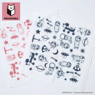 NEKONOBA 通販 ガーゼハンカチ 8重ガーゼハンカチ ハンカチ NYASA ハンカチタオル 柔らかガーゼ ネコノバ ガーゼ ガーゼパイル生地 やわらかい やわらか コンパクト ハンドタオル 持ち歩き 携帯 吸水 おしゃれ