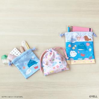 つぶらな瞳 グッズ 通販 つぶらな瞳の仲間達 巾着 セット 巾着袋 コップ袋 小物入れ 給食袋 ポーチ バッグ 3枚セット 3サイズセット 3枚組 きんちゃく キャラクター かわいい おしゃれ 可愛い オシャレ キッズファッション