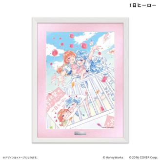 ホロライブ グッズ 通販 ハニーワークス 複製原画 hololive 複製 原画 レプリカ 複製画 A3サイズ コンセプトアート ネームプレート HoneyWorks vtuber キャラクター イラスト かわいい 絵画 美術品 アート 趣味 ホビー