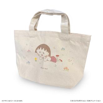 ちびまる子ちゃん グッズ 通販 ちびまるこちゃん ランチトートバッグ ミニトートバッグ ランチバッグ トートバック ランチトート ミニトートバック お弁当バッグ キャラクター さくらももこ キャンバス かわいい おしゃれ シンプル レディースバッグ