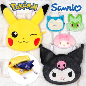 移動ポケット キャラクター 通販 ポケットポーチ マルチポケット 付けポケット クリップ ティッシュポーチ キャラクターポケット ポーチ ファスナー 小物入れ キッズ 子ども こども 子供 幼稚園 保育園 入学 入園グッズ 小学校 小学生 男の子 女の子