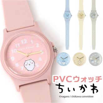 ちいかわ 腕時計 通販 リストウォッチ PVCウォッチ キッズ ウォッチ レディースウォッチ 時計 ラバーベルト 女の子 子ども 子供 キャラクター グッズ おしゃれ かわいい 日本製ムーブメント ギフト 入学祝い フィールドワーク CKW001