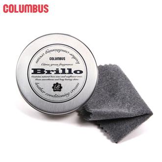 コロンブス Columbus ブリオ Brillo 靴 クリーム 通販/正規品 おすすめ 無色 定番 ブラシ 皮 カバン 皮製品 ツヤ出し 保革剤 補色 コンディショニングクリーム レザー シュークリーム シューケア