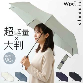 Wpc. 折りたたみ傘 晴雨兼用 通販 レディース メンズ 日傘 雨傘 大きめ 105cm 折り畳み ワールドパーティ 傘 classic 軽量 レイングッズ 紫外線対策 コンパクト AIR-LIGHT LARGE スリム 通勤 おしゃれ 持ち運び シンプル