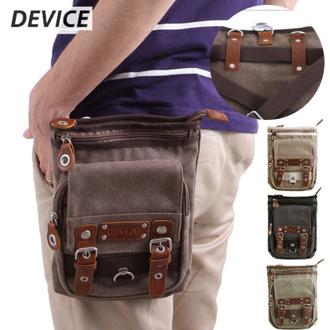 DEVICE 通販 メガ ヒップバッグ バッグ 定番 キャンバス メンズブランド シザーバッグ チョークバッグ 7インチタブレット対応 シザーケース