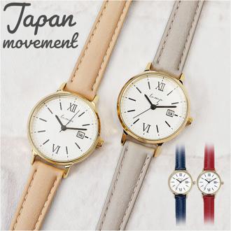 lamp ランプ 腕時計 革ベルト レディース 通販 ウォッチ 時計 カレンダー 見やすい ベルト ベーシック ブランド 女性 女性用 女の子 婦人 シンプル 日付カレンダー 中学生 高校生 かわいい おしゃれ ギフト