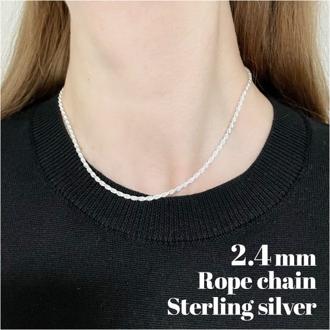 ネックレス シルバー925 チェーン 通販 フレンチロープチェーン シルバーネックレス チェーンネックレス メンズネックレス メンズジュエリー シンプル ベーシック STELLAN ステラン メンズ レディース アクセサリー プレゼント ギフト 贈り物
