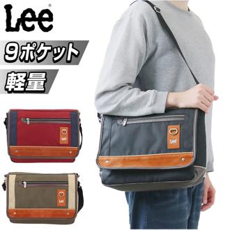 Lee ショルダーバッグ リー 320-3743 通販 ショルダーバック ショルダー バッグ メンズ 大きめ 斜めがけ 通勤 通学 大容量 A4 かっこいい おしゃれ 旅行 シンプル 30代 40代 50代 ブランド creature クリーチャー メンズバッグ