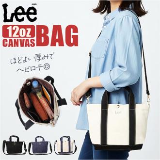 Lee トートバッグ リー 320-5500 通販 2way トートバック ショルダーバッグ 斜めがけバッグ 手提げバッグ レディース 小さめ 通勤 通学 綿 コットン おしゃれ かわいい シンプル 女性 女子 大学生 高校生 中学生 レディースバッグ