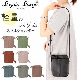レガートラルゴ ショルダーバッグ LH-D1224 Legato Largo 通販 スマホショルダー ショルダーバック スマホポーチ ショルダー レディース 斜めがけ 大人 かわいい おしゃれ シンプル きれいめ 合皮 mini 通勤 通学 ネオノスタルジック