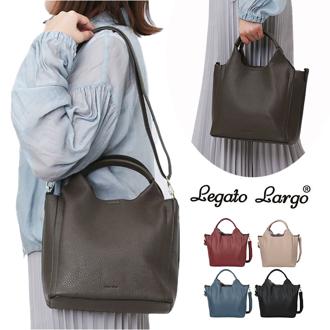 レガートラルゴ トートバッグ LH-D1373 通販 Legato Largo ショルダーバッグ ななめがけバッグ 斜めがけバッグ レディース 軽量 軽い ファスナー付き 小さめ A5 通勤 おしゃれ きれいめ 大人 上品 ブランド レトロシボ レディースバッグ