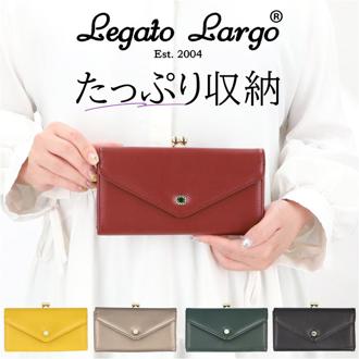 Legato Largo 財布 LJ-F3353 通販 レガートラルゴ 長財布 がま口財布 がまぐち財布 ボックス型小銭入れ ガバッと開く ロングウォレット 長さいふ なが財布 長サイフ ながさいふ ブランド メール型がま口財布 かわいい レディース財布