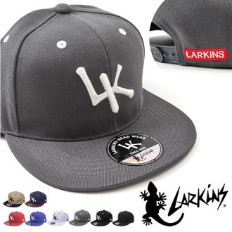 ラーキンス キャップ LARKINS LKTM-102 通販 帽子 ベースボールキャップ 野球帽 LK BBキャップ フラットバイザー メンズ レディース ブランド カジュアル ロゴ 刺繍 トカゲ 大きいサイズ おしゃれ スポーツ アウトドア メンズ帽子