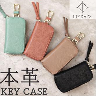 lizdays リズデイズ レザー IDカードホルダー 通販 財布 お財布 コインケース 小銭入れ IDカードケース カード入れ パスケース 定期入れ ケース ホルダー ネックストラップ 社員証入れ 本革 ポケット付き シンプル 上品 大人 icカード 社員証