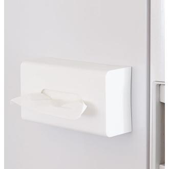 ティッシュ マグネット Mag-On ティッシュケース ティッシュカバー ティッシュボックス ティッシュホルダー 通販 壁掛け おしゃれ ケース 掛け 収納 壁 冷蔵庫 キッチン 日本製 ホルダー ボックス ホワイト 白 収納 マグネットボックス インテリア小物 235233