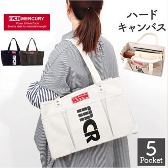 MERCURY マーキュリー キャンバス トートバッグ ポケット 通販 キャンバストート トートバック トート キャンバスバッグ キャンバスバック 手提げ ツールバッグ 普段使い 厚手 フロントポケット カジュアル レディース メンズ 男女兼用 ユニセックス