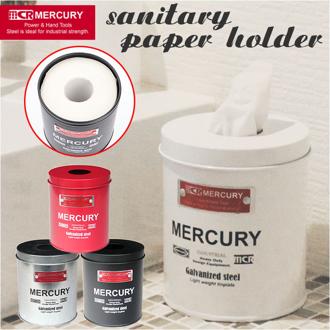 マーキュリー ティッシュボックス mercury 通販 ブリキサニタリーペーパーホルダー ブランド おしゃれ ティッシュケース トイレットペーパー ティッシュペーパー かわいい 子供部屋 キッチン 台所 洗面所 リビング 雑貨 アメリカン雑貨 ギフト インテリア