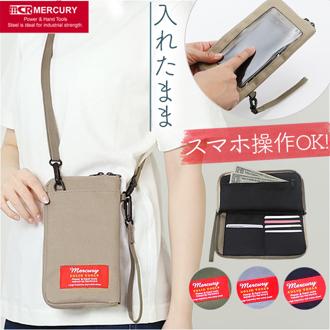 MERCURY サコッシュ 通販 マーキュリー スマホショルダーバッグ スマホショルダーバック ショルダーバッグ スマホケース お財布ポシェット スマホポーチ おしゃれ シンプル オシャレ レディース メンズ モバイルサコッシュ レディースバッグ
