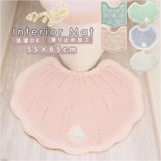 インテリアマット 通販 メリージェラート トイレマット 玄関マット バスマット おしゃれ 洗える シェル 貝 新生活 かわいい トイレタリー トイレ用品 トイレファブリック オシャレ 生活雑貨 インテリア雑貨