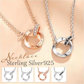 ネックレス レディース シンプル 通販 アクセサリー メンズ ジュエリー 男性 女性 首飾り おしゃれ スターリングシルバー キュービックジルコニア つけっぱなし リング デイリー フォーマル パーティー 婚約指輪 結婚祝い 記念日 誕生日 大人