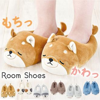 ルームシューズ レディース かわいい 通販 スリッパ 23-24.5cm プレミアム ねむねむアニマルズ マシュマロアクアミエ 室内履き ルーム シューズ 可愛い おしゃれ オシャレ アニマル 動物 履き物 秋冬 インテリア雑貨 女性 りぶはあと 24411