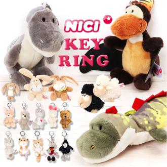 ニキ キーホルダー NICI 通販 キーリング バッグチャーム バッグアクセサリー キーホルダー ぬいぐるみ 動物 キーチャーム マスコット アニマル 可愛い 贈り物 ギフト ブランド レディース おしゃれ 高校生