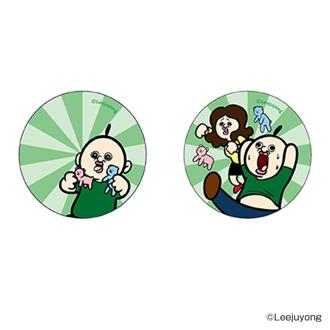 パンパンくんの日常 グッズ 通販 ぱんぱんくん 韓国 缶バッジ まじかる百貨店缶バッジ 4947864071424 缶バッチ カンバッジ カンバッチ かわいい おしゃれ 可愛い レンチキュラー キャラクター 推し活 推しグッズ コレクション