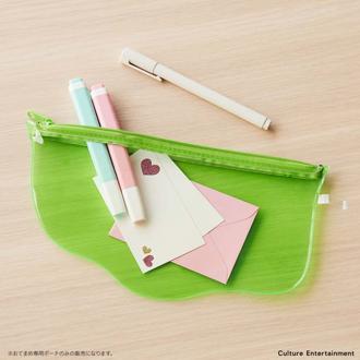 おてまめポーチ 通販 推し活 ポーチ クリアポーチ クリアケース ペンケース 透明ポーチ 筆箱 ペンポーチ 小物入れ クリア 透明 ぬいぐるみ アクスタ アクリルスタンド グリーン シンプル 推し活グッズ アクセサリーポーチ レディースバッグ
