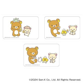 リラックマ グッズ 通販 Rilakkuma クリアカード まじかる百貨店クリアカード 4947864051860 リラックマ04 透明 スマホ裏 スマートフォン かわいい 可愛い カワイイ サンエックス キャラクターグッズ レンチキュラー コレクション