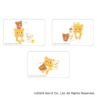 リラックマ グッズ 通販 Rilakkuma クリアカード まじかる百貨店クリアカード 4947864051877 リラックマ05 透明 スマホ裏 スマートフォン かわいい 可愛い カワイイ サンエックス キャラクターグッズ レンチキュラー コレクション