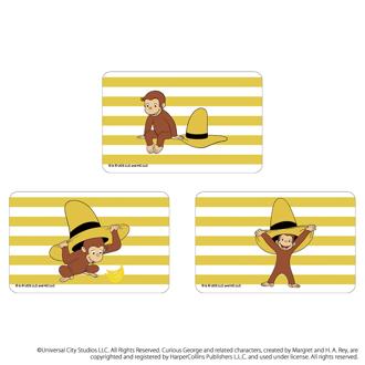 おさるのジョージ グッズ 通販 Curious George ステッカー まじかる百貨店ステッカー 4947864052737 おさるのジョージ01 シール ステッカーシール スマホ裏 絵本キャラクター かわいい 可愛い カワイイ おしゃれ レンチキュラー 文具