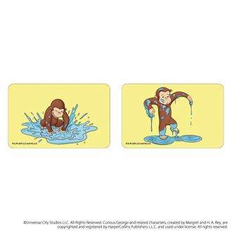 おさるのジョージ グッズ 通販 Curious George ステッカー まじかる百貨店ステッカー 4947864052775 おさるのジョージ05 シール ステッカーシール スマホ裏 絵本キャラクター かわいい 可愛い カワイイ おしゃれ レンチキュラー 文具