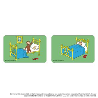 おさるのジョージ グッズ 通販 Curious George ステッカー まじかる百貨店ステッカー 4947864052799 おさるのジョージ07 シール ステッカーシール スマホ裏 絵本キャラクター かわいい 可愛い カワイイ おしゃれ レンチキュラー 文具