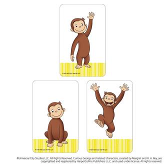 おさるのジョージ グッズ 通販 Curious George クリアカード まじかる百貨店クリアカード 4947864052904 おさるのジョージ03 絵本キャラクター かわいい 可愛い おしゃれ カワイイ スマホ裏 推し活 オシャレ レンチキュラー ホビー
