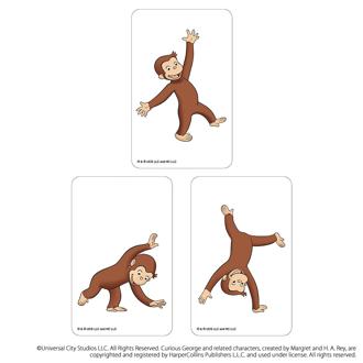 おさるのジョージ グッズ 通販 Curious George クリアカード まじかる百貨店クリアカード 4947864052911 おさるのジョージ04 絵本キャラクター かわいい 可愛い おしゃれ カワイイ スマホ裏 推し活 オシャレ レンチキュラー ホビー