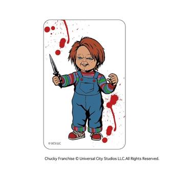 チャッキー グッズ 通販 CHUCKY クリアカード まじかる百貨店クリアカード 4947864075316 チャッキー05 スマホ かわいい おしゃれ 透明 カード 映画グッズ チャイルド・プレイ キャラクター 推しグッズ レンチキュラー スマートフォン