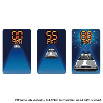 バックトゥザフューチャー グッズ 通販 ステッカー まじかる百貨店ステッカー 4947864075545 バック・トゥ・ザ・フューチャー03 Back to the Future シール BTTF デロリアン 映画グッズ おしゃれ レンチキュラー ホビー