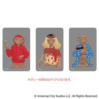 ET グッズ 通販 E.T. クリアカード まじかる百貨店クリアカード 4947864075576 the Extra Terrestrial01 スマホ 透明 カード 映画グッズ イーティー おしゃれ 推し活 キャラクター レンチキュラー コレクション ホビー