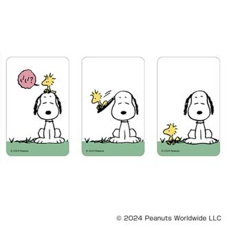 PEANUTS グッズ 通販 スヌーピー クリアカード まじかる百貨店クリアカード 4947864066284 PEANUTS02 SNOOPY スマホ裏 スマートフォン 透明 カード おしゃれ かわいい オシャレ 可愛い キャラクター レンチキュラー ホビー
