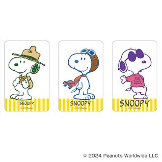 PEANUTS グッズ 通販 スヌーピー クリアカード まじかる百貨店クリアカード 4947864066307 PEANUTS04 SNOOPY スマホ裏 スマートフォン 透明 カード おしゃれ かわいい オシャレ 可愛い キャラクター レンチキュラー ホビー