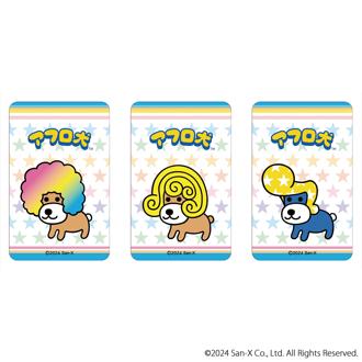 アフロ犬 グッズ 通販 サンエックスレジェンド ステッカー まじかる百貨店ステッカー 4947864076429 アフロ犬01 スマホステッカー シール ステッカーシール キャラクター かわいい おしゃれ 可愛い カワイイ レンチキュラー