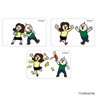 パンパンくんの日常 グッズ 通販 ぱんぱんくん 韓国 クリアカード まじかる百貨店クリアカード 4947864071363 オクジ スマホ裏 スマートフォン 透明 カード かわいい 可愛い カワイイ キャラクター 推し活 推しグッズ レンチキュラー ホビー