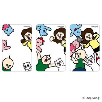 パンパンくんの日常 グッズ 通販 ぱんぱんくん 韓国 クリアカード まじかる百貨店クリアカード 4947864071370 全員 スマホ裏 スマートフォン 透明 カード かわいい 可愛い カワイイ キャラクター 推し活 推しグッズ レンチキュラー ホビー