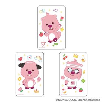 ジャンマンルピー グッズ 通販 じゃんまんるぴー ZANMANG LOOPY クリアカード まじかる百貨店クリアカード 4947864092085 スマホ裏 スマートフォン 透明 かわいい 可愛い 韓国 キャラクター 推しグッズ レンチキュラー ホビー